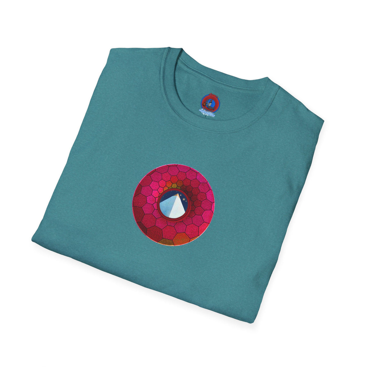 Classic Donut Tee - Unisex Soft-Style - "Limestone Donuts so Large" - variant 5 - green hexadonut