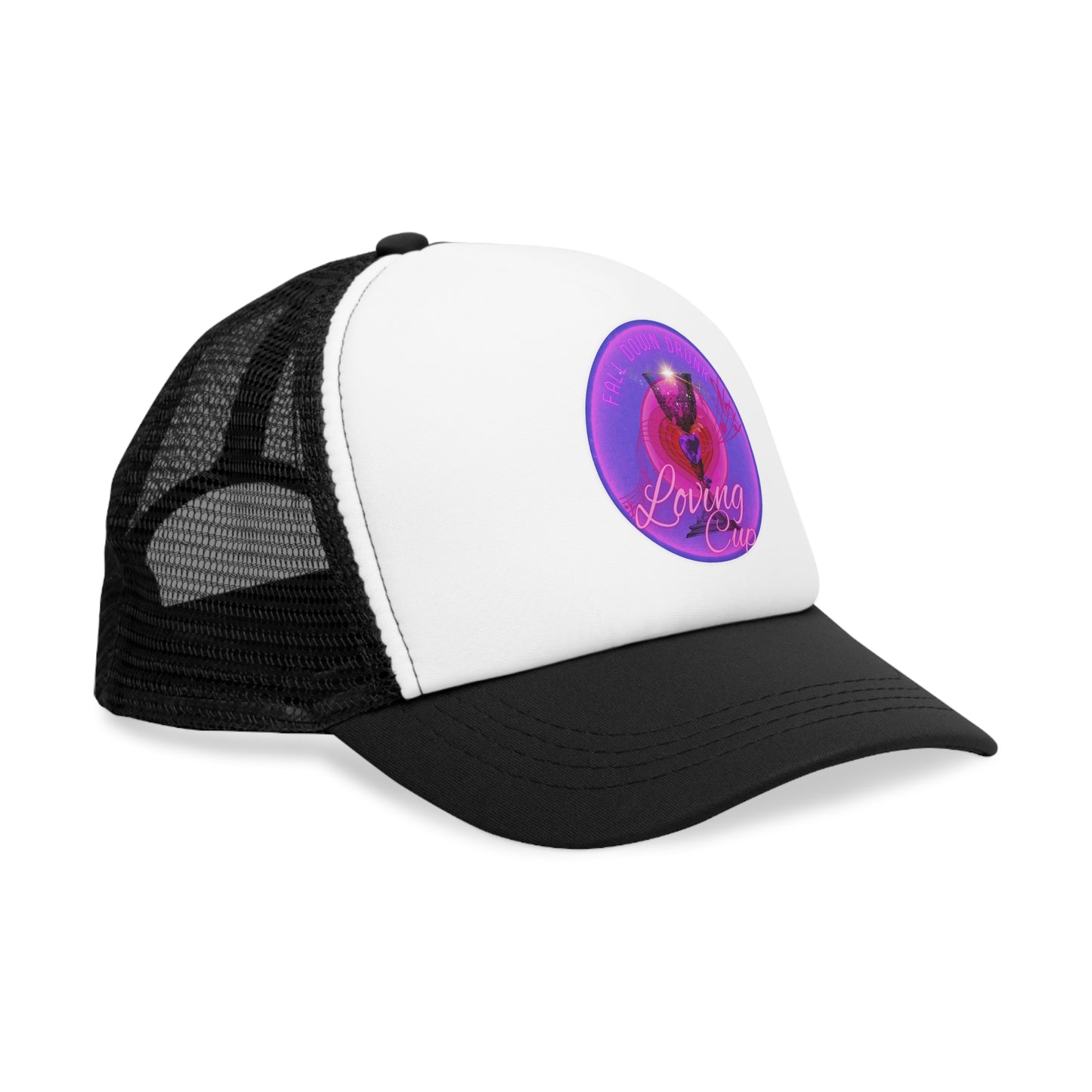 Lumpy Trucker Hat - "The Loving Hat" - purple/magenta donut [*Charity Donut]