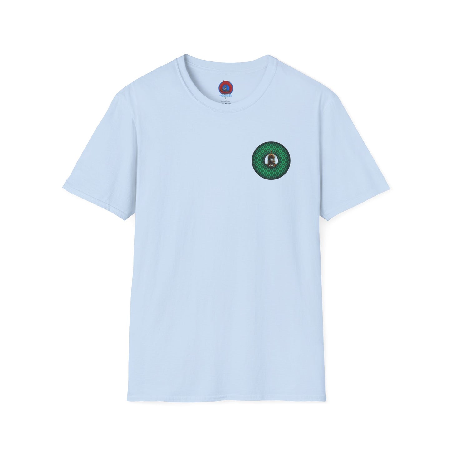 Classic Donut Tee - "Save Mondegreen City Hall Clock Tower" - paradox donut - series 1.0 - variant 2 - green donut