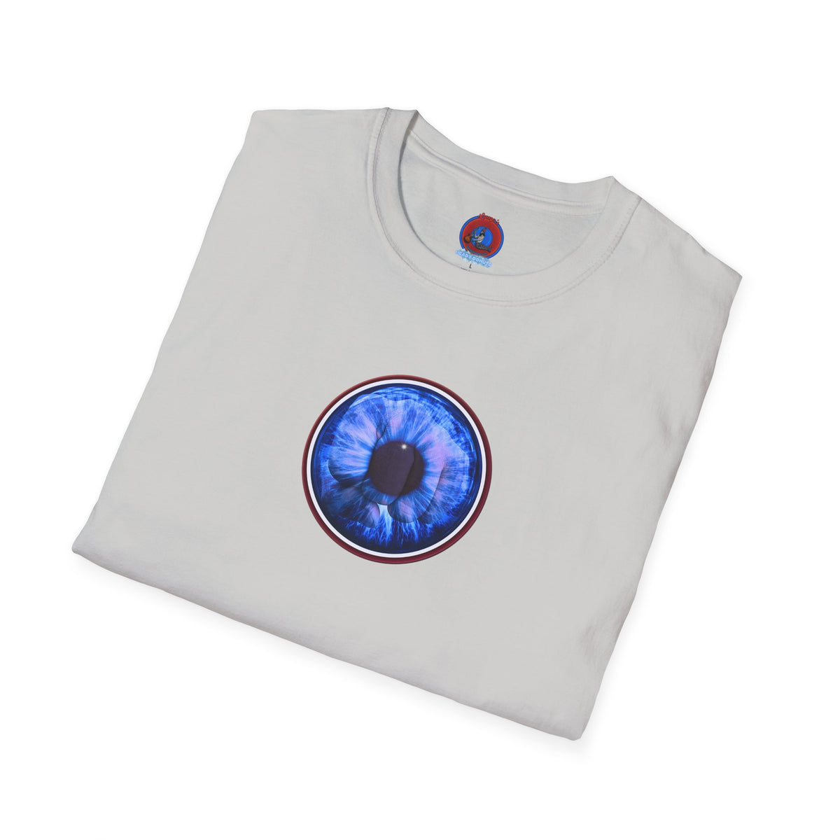 Classic Donut Tee - Unisex Soft-Style - "Wilson's Eyesore Donut Tee" - blue idonut - variant 1