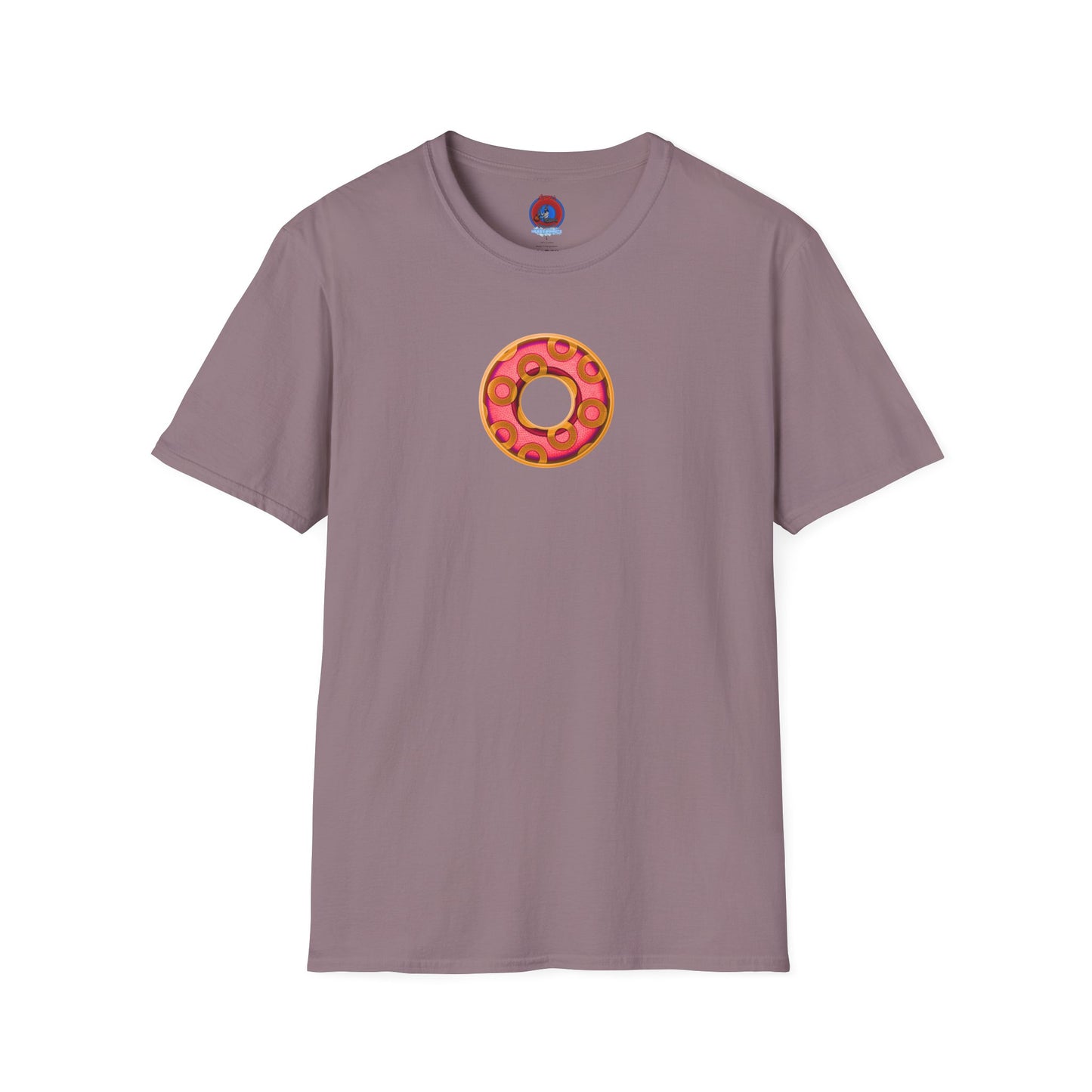 Plain Donuts/Unisex Soft-Style - "Plain Rustic Paradoxical Donuts" - rose/gold donuts
