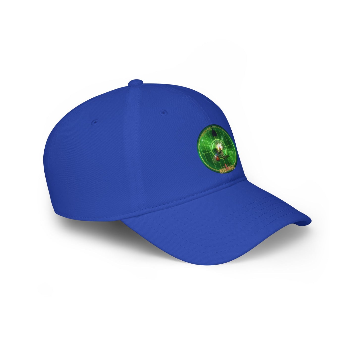 Lumpy Donut Baseball Cap - "There was a party Dec 28-31, 2022 - now tell me where were you" - vivid green word donut w/