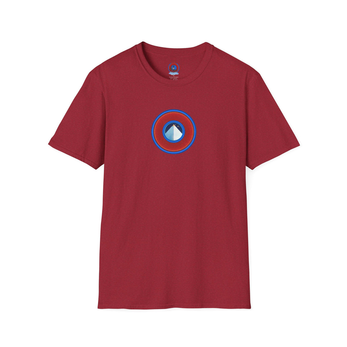Classic Donut Tee - Unisex Soft-Style - "Limestone Donuts so Large" - variant 1 - red rustic donut