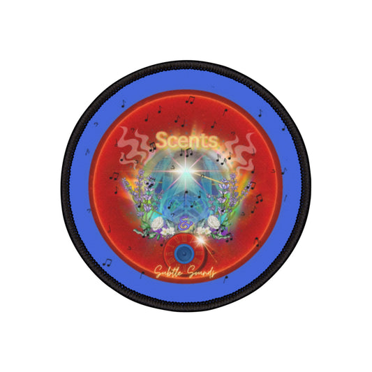 Iron-On Donut Patch - "The Scented & Subtly Delicious Donut Patch" - vivid red donut