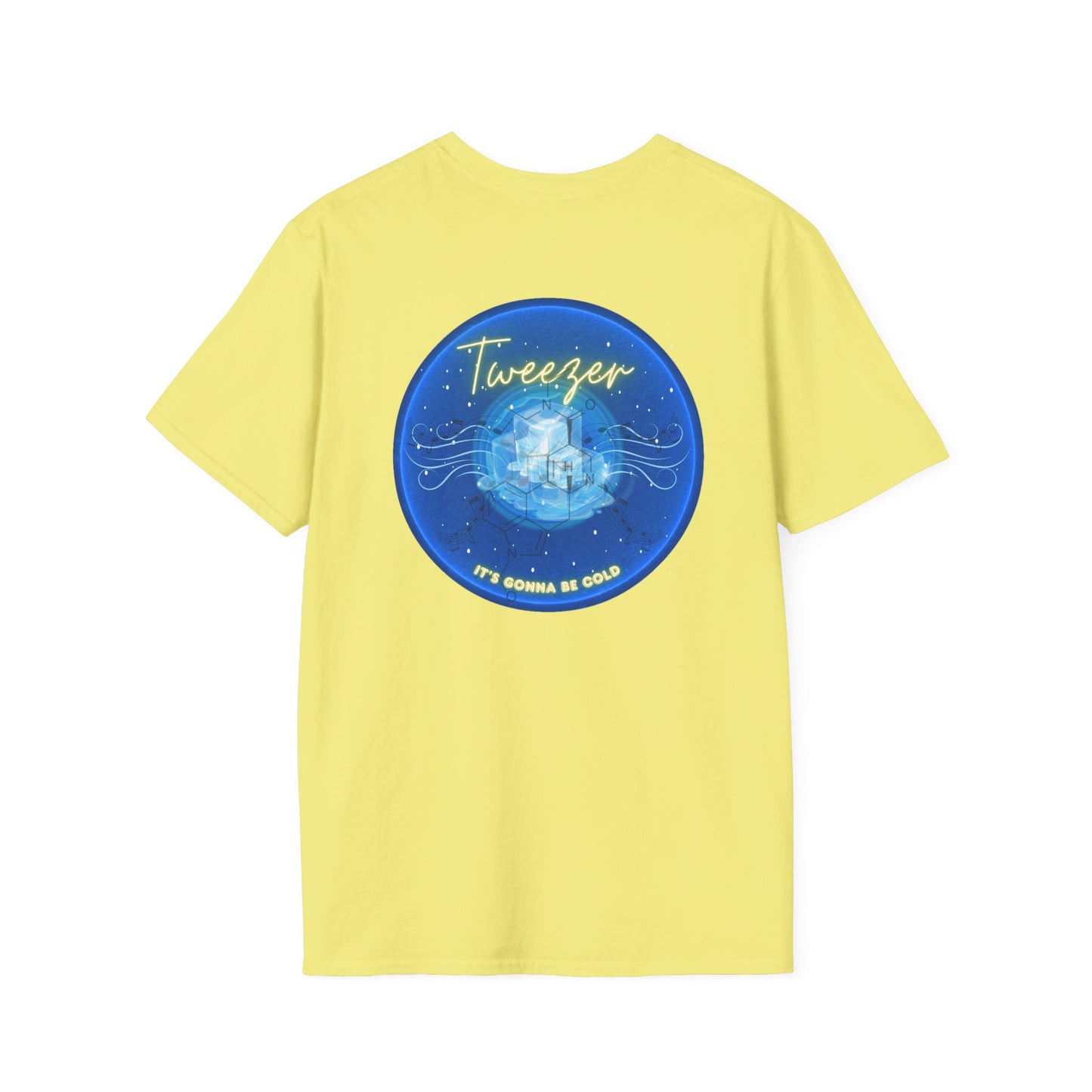 Classic Donut Tee - Unisex Soft-Style - "The Donut Reprise" - ice cold blue donut