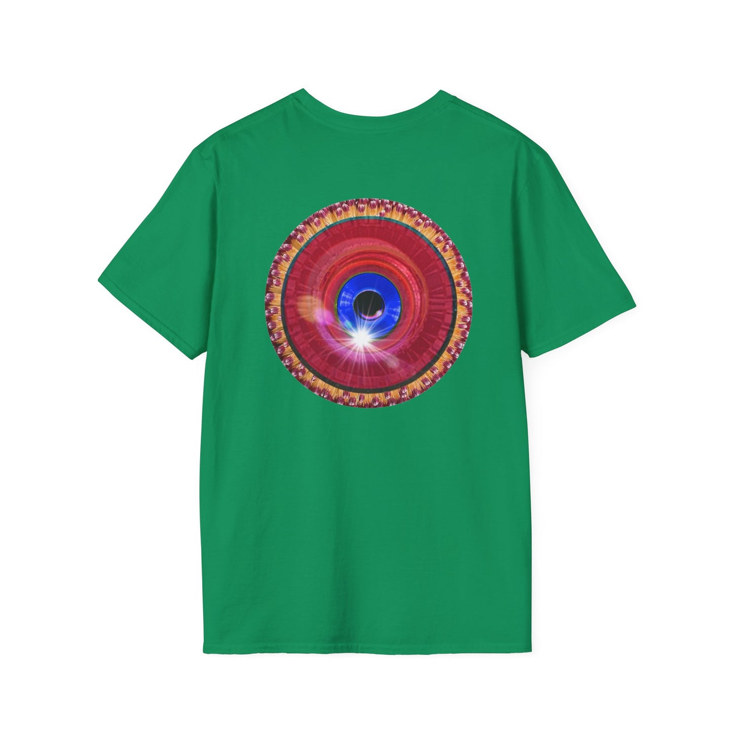 Classic Donut Tee - Unisex Soft-Style - "The Donut made with Solitary Flour" - red donut