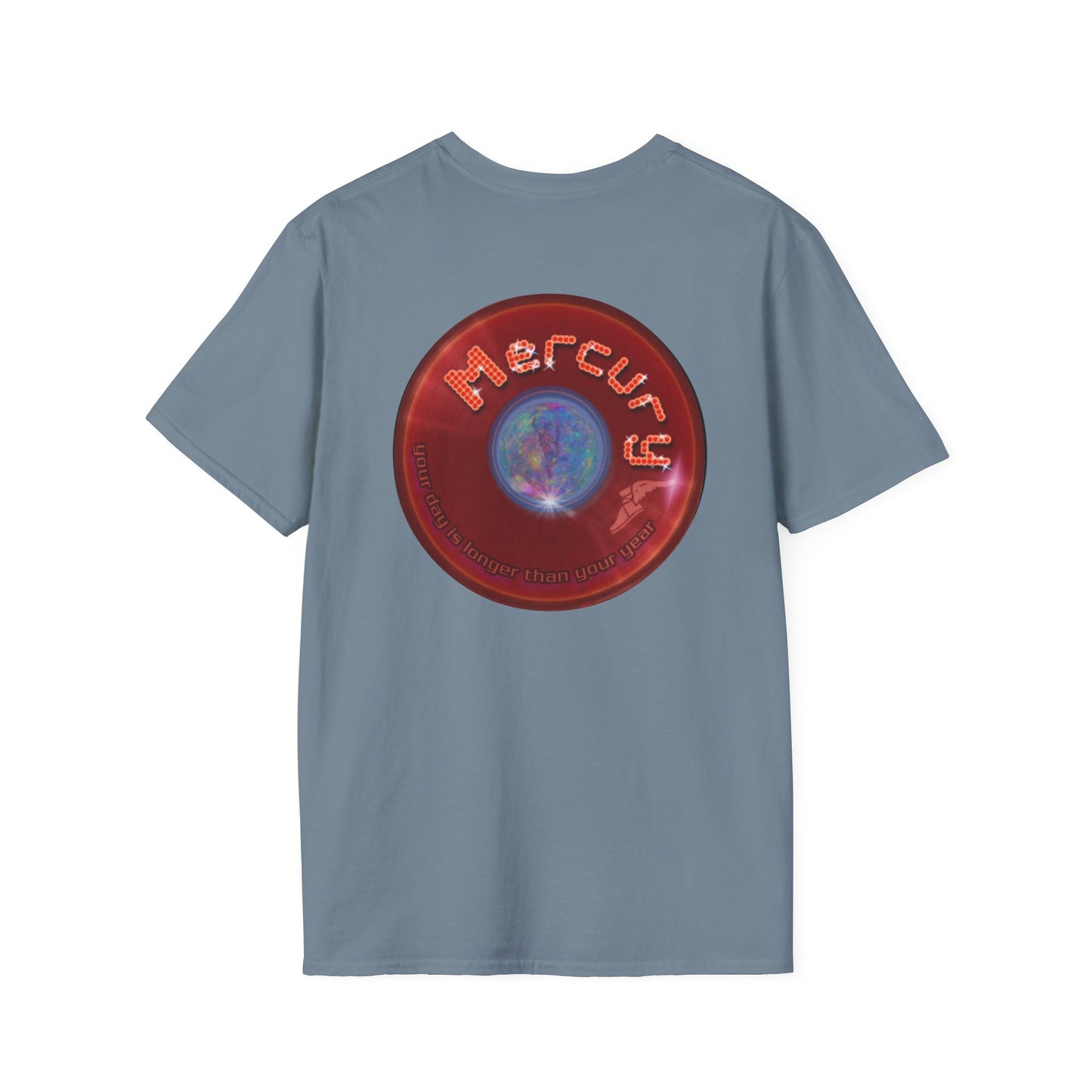 Classic Donut Tee - Unisex Soft-Style - "Donuts of the Gods" - series 1.0 - variant 5 - red donut