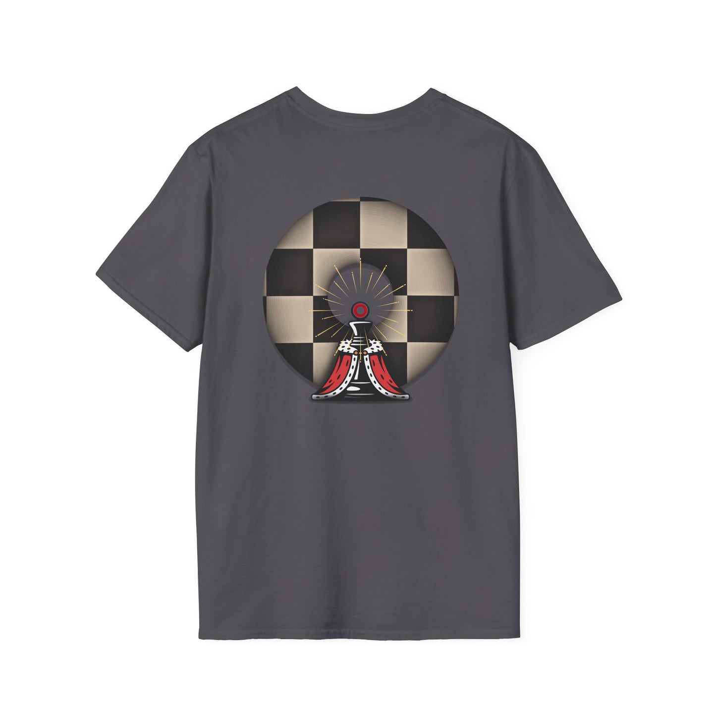 Classic Donut Tee - Unisex Soft-Style - "Bobby Phisher King's Donut no. 95" - chess donut