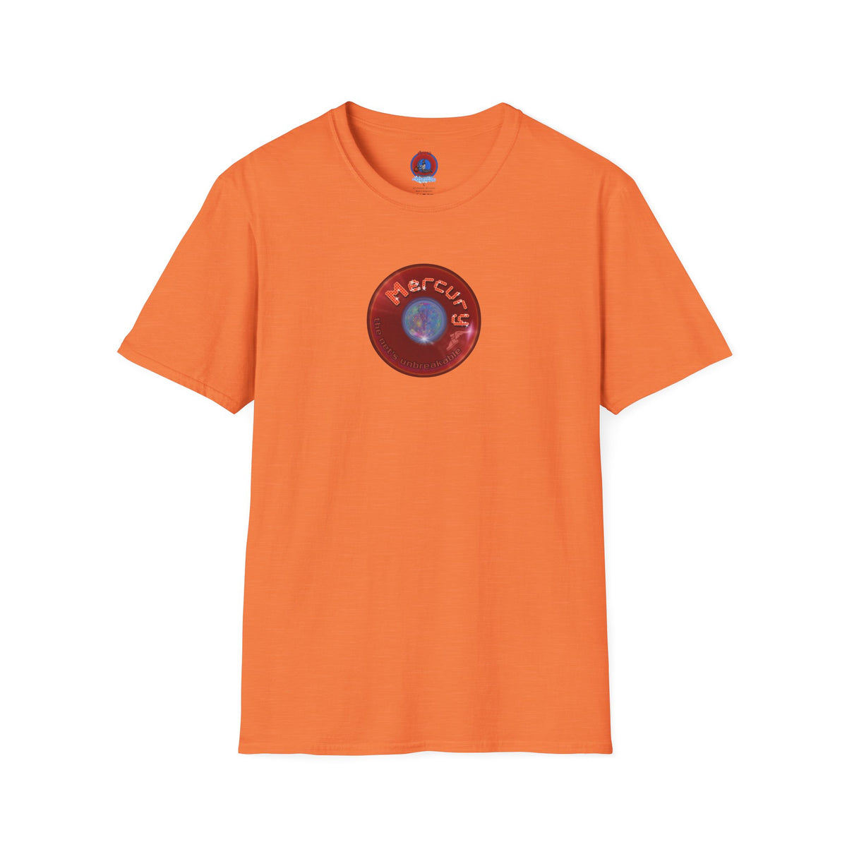 Classic Donut Tee - Unisex Soft-Style - "Donuts of the Gods" - series 1.0 - variant 4 - red donut