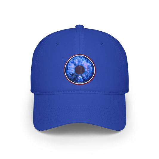 Lumpy Donut Baseball Cap - "Wilson's Eye Sore Donut Cap" - variant 2 - blue idonut w/