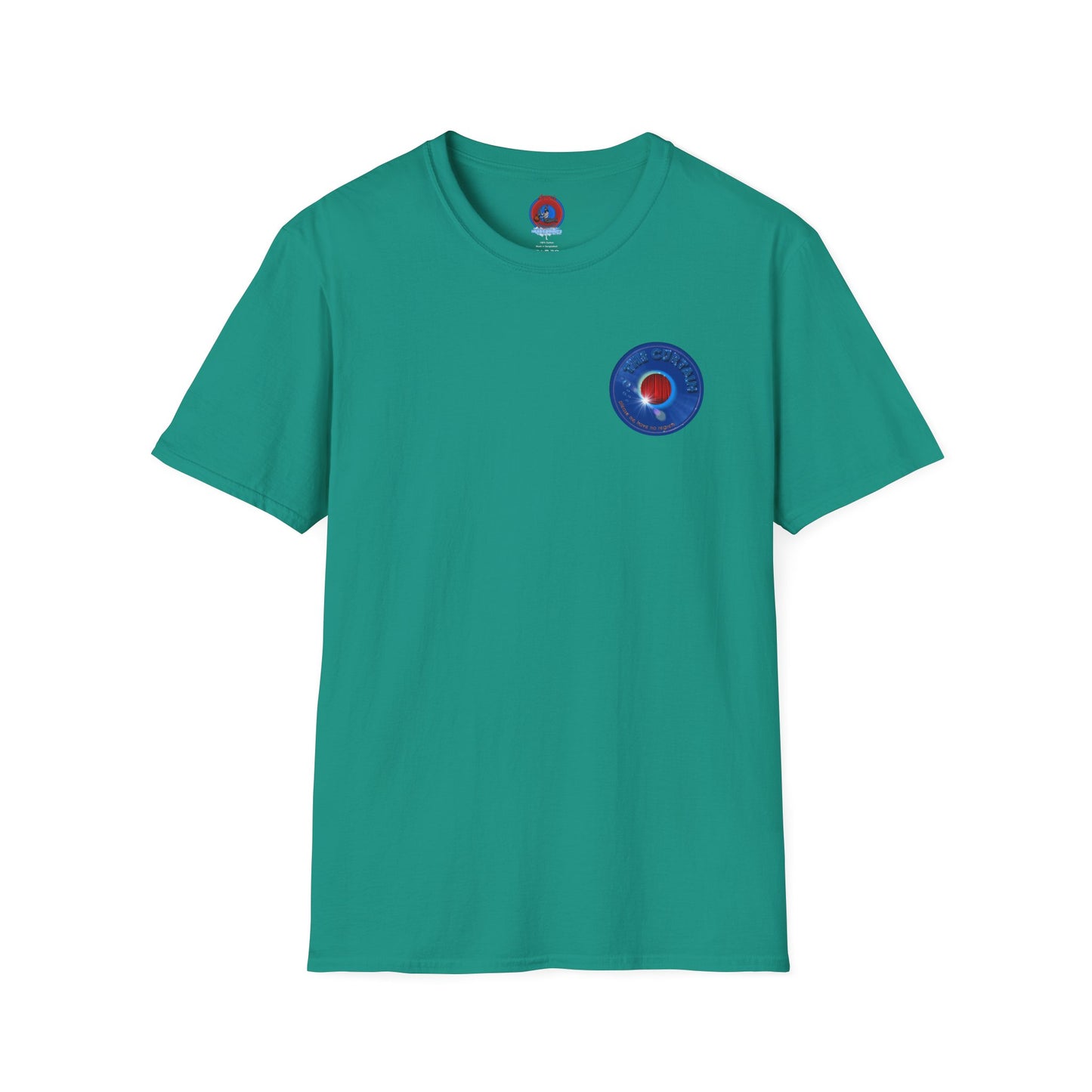 Classic Donut Tee - Unisex Soft-Style - "The Donut Without" - series 1.0  - variant 1 - blue donut
