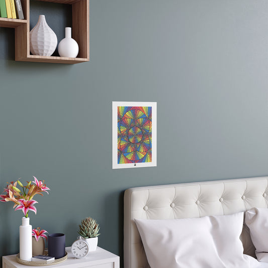 Matters Artwork - "Prism Kaleidoscope" Poster Nut Print - 11" x 14"