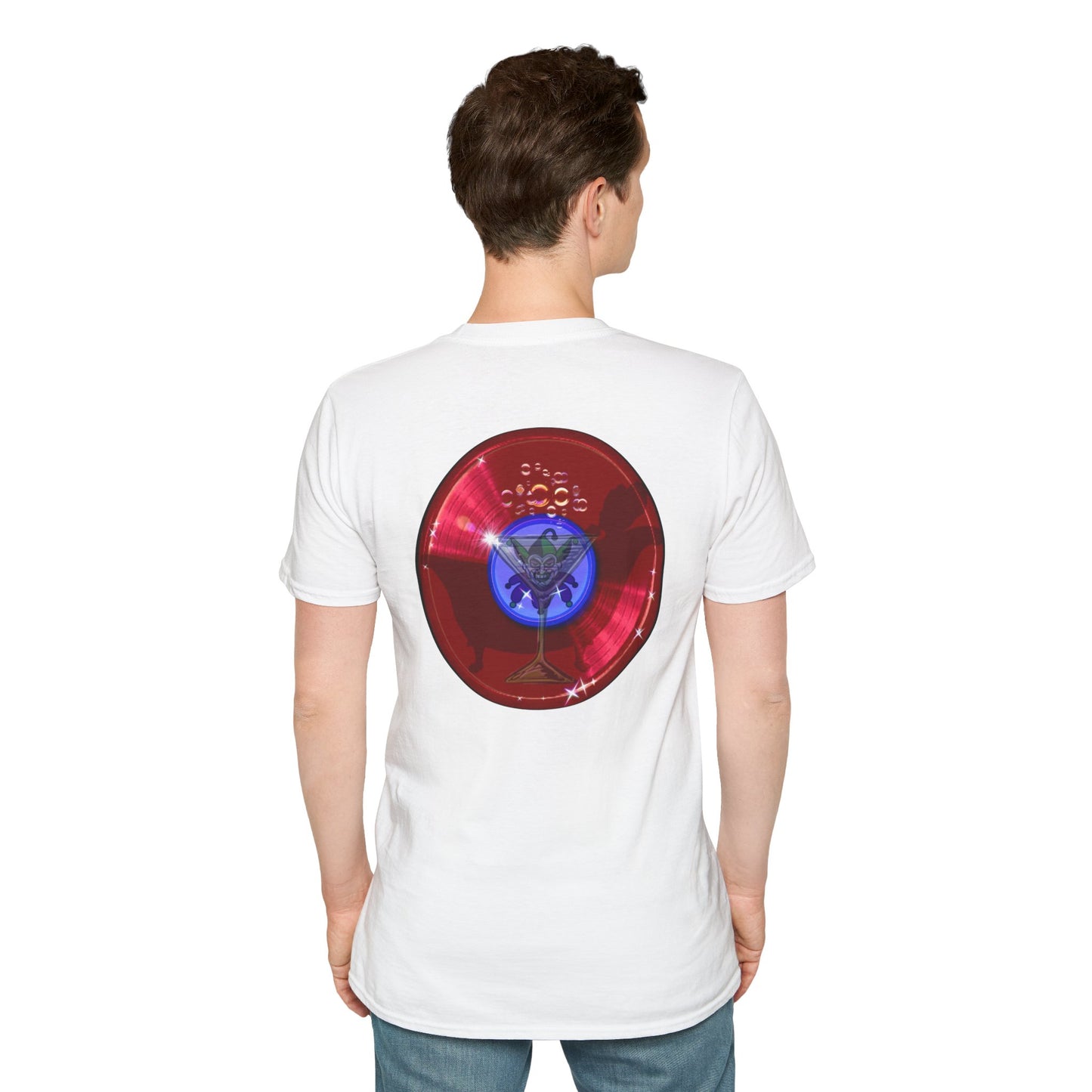 Classic Donut Tee - Unisex Soft-Style - "The Joker's Personal Tees - Joker's Exclusive Donut" - series 1.0 - variant 3 - red donut