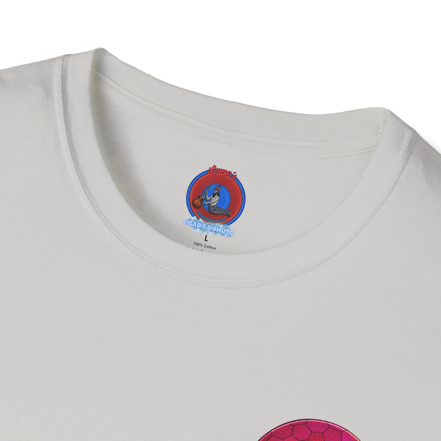 Classic Donut Tee - Unisex Soft-Style - "Limestone Donuts so Large" - variant 6 - green hexadonut