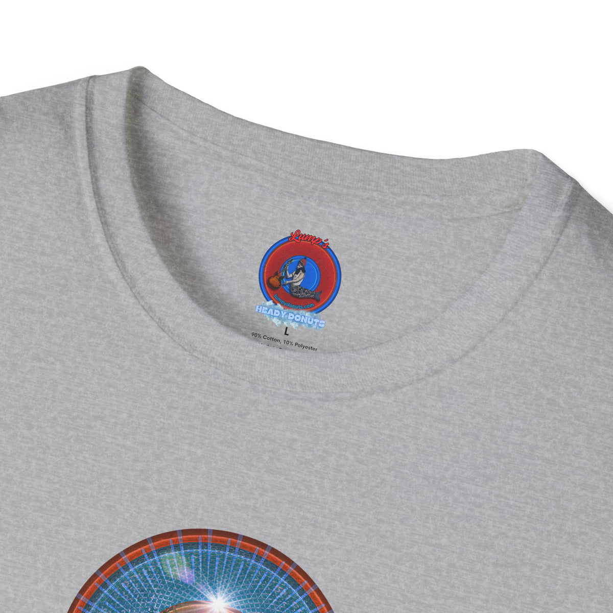 Classic Donut Tee - Unisex Soft-Style - "Donuts: Conjurers of Awesome" - series 1.0  - variant 1 - blue donut
