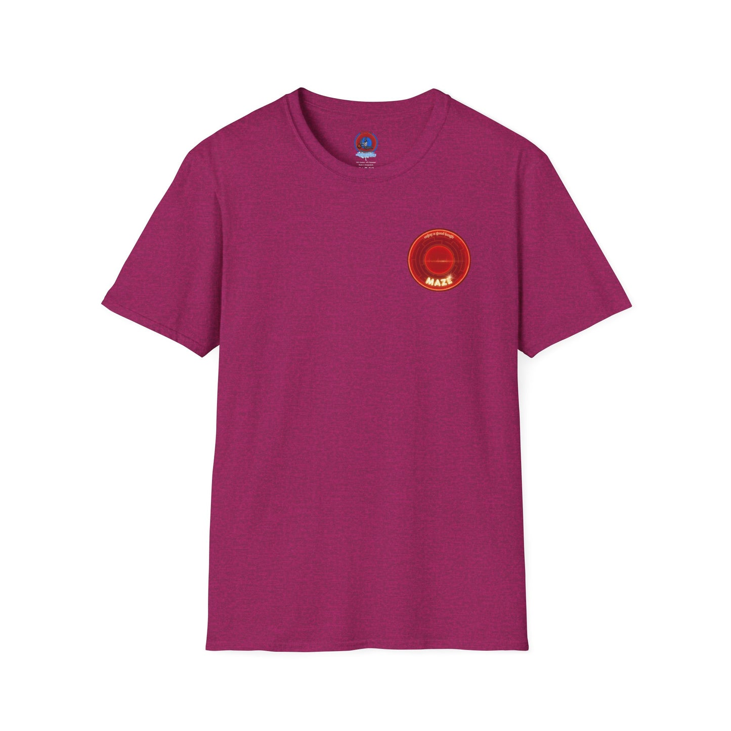 Classic Donut Tee - Unisex Soft-Style - "The Amazing Donut" - series 1.0 - variant 2 - red donut