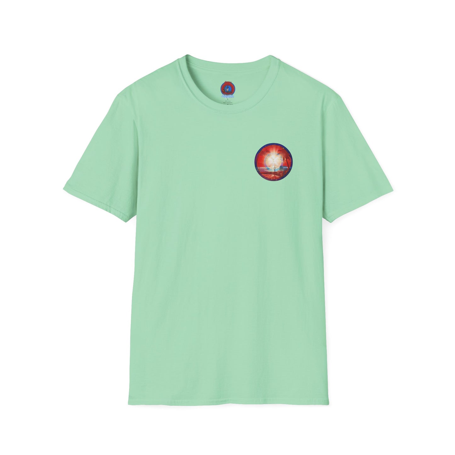 Classic Donut Tee - Unisex Soft-Style - "The Velvet Cake Donut - Sprinkled in Things You'd Say " - series 1.0  - red donut