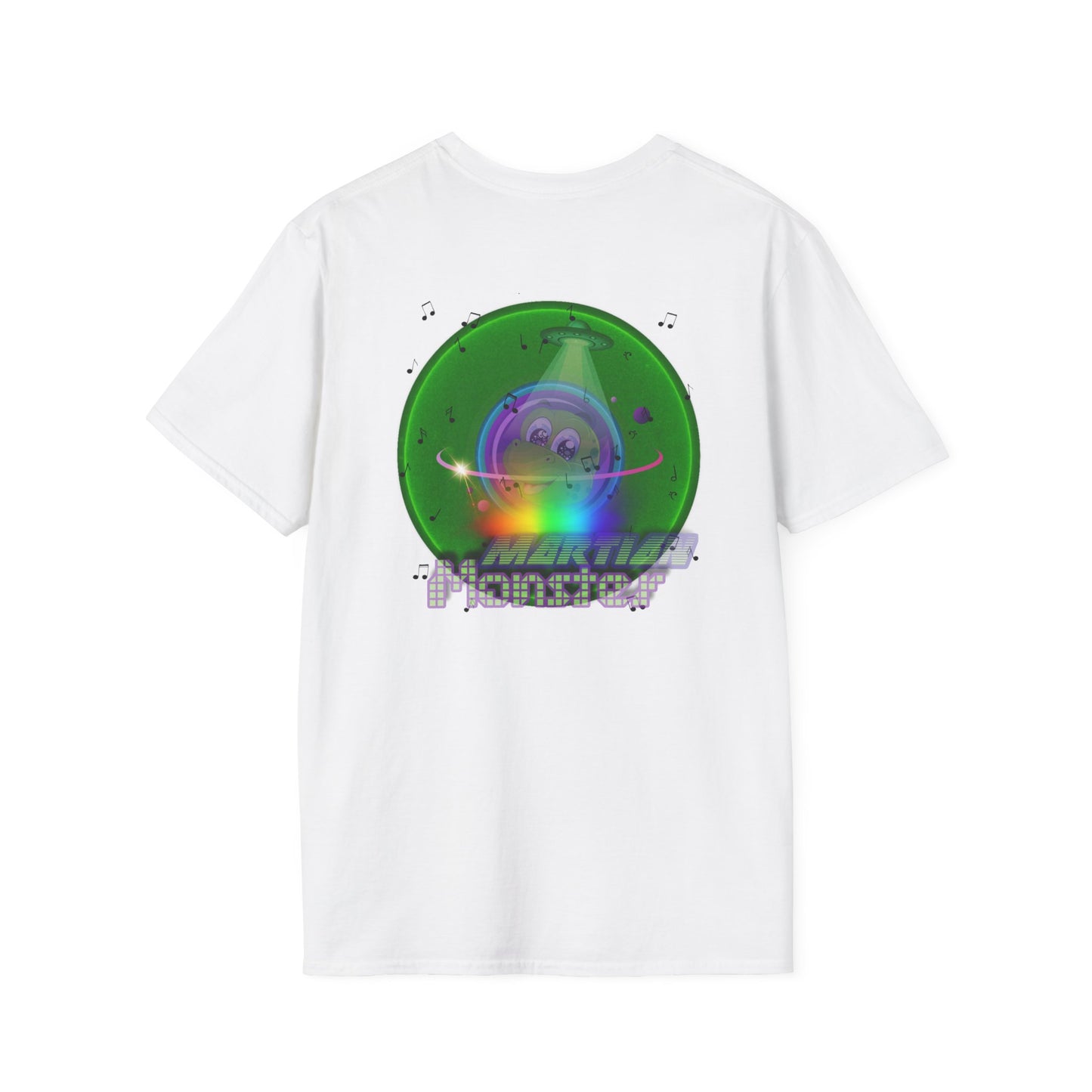 Classic Donut Tee - Unisex Soft-Style - "My Phavorite Martian" - green donut - series 1.0