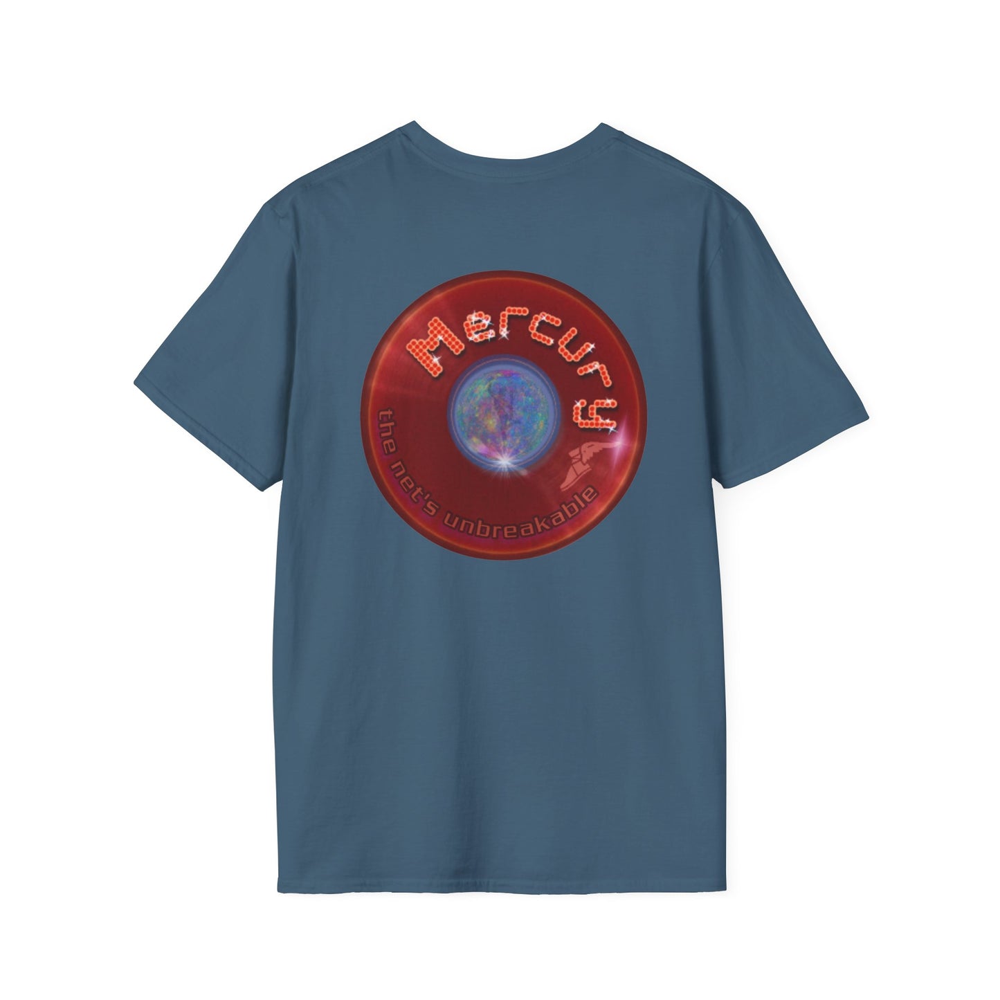 Classic Donut Tee - Unisex Soft-Style - "Donuts of the Gods" - series 1.0 - variant 4 - red donut