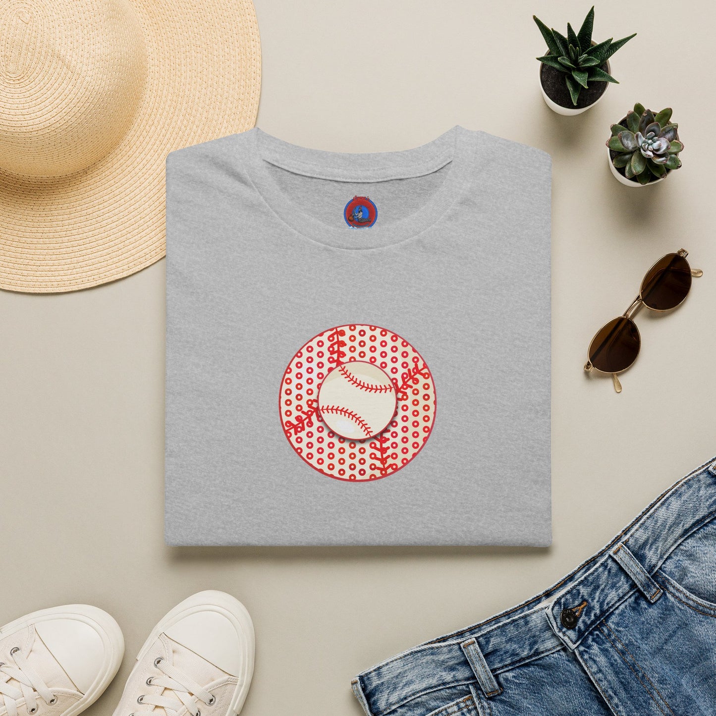 Classic Donut Tee - Unisex Soft-Style - "Phenway Ballpark Donuts" - baseball paradox donut - variant 3