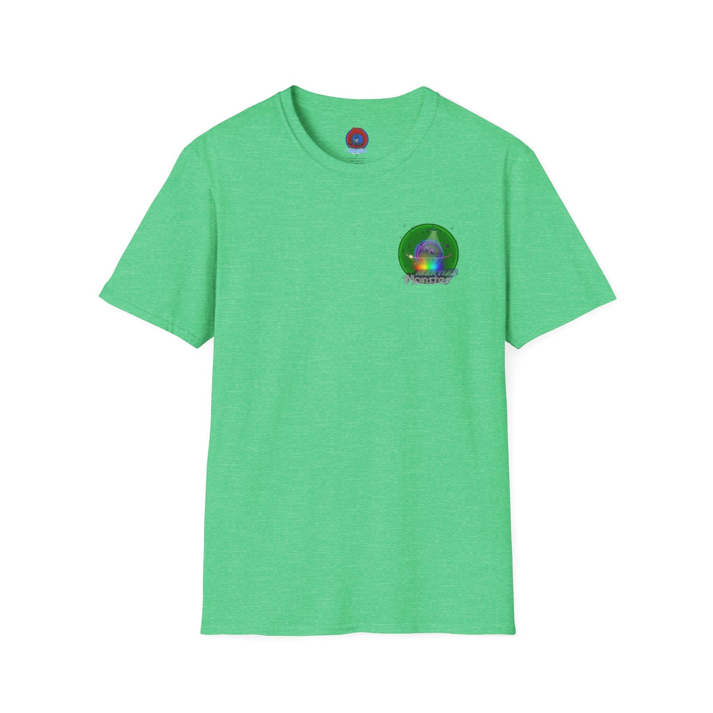 Classic Donut Tee - Unisex Soft-Style - "My Phavorite Martian" - green donut - series 1.0
