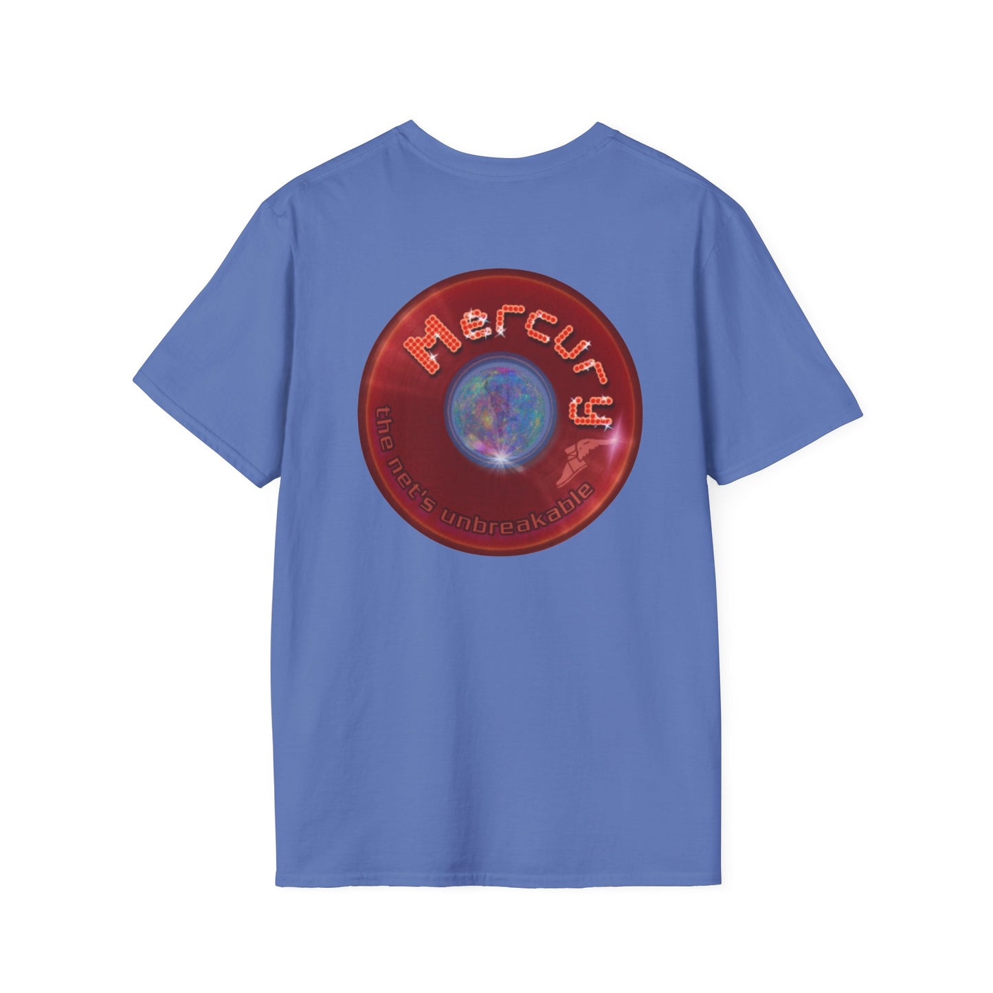 Classic Donut Tee - Unisex Soft-Style - "Donuts of the Gods" - series 1.0 - variant 4 - red donut
