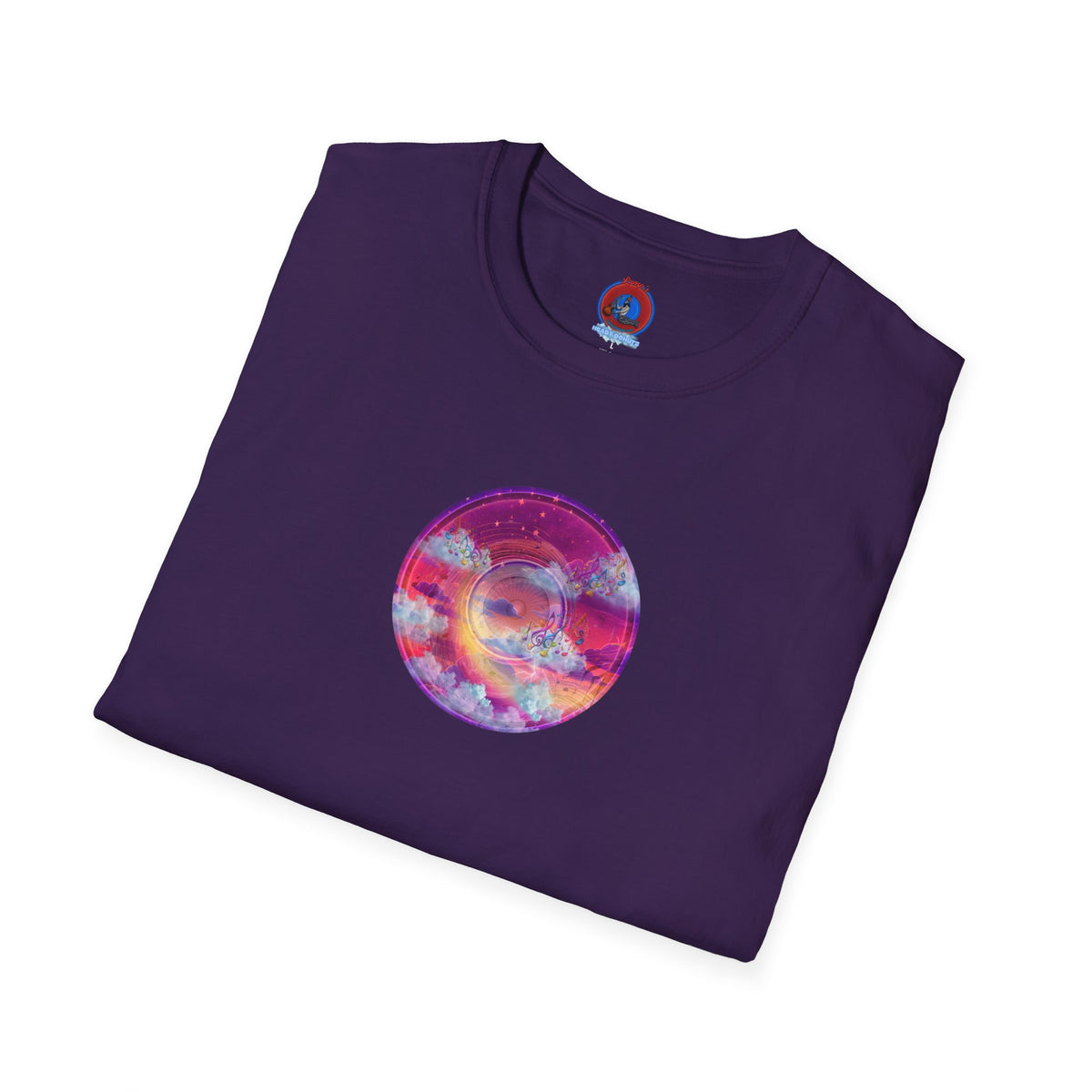 Classic Donut Tee - Unisex Soft-Style - "Pillow Donuts of Cotton" - vivid magenta pic donut