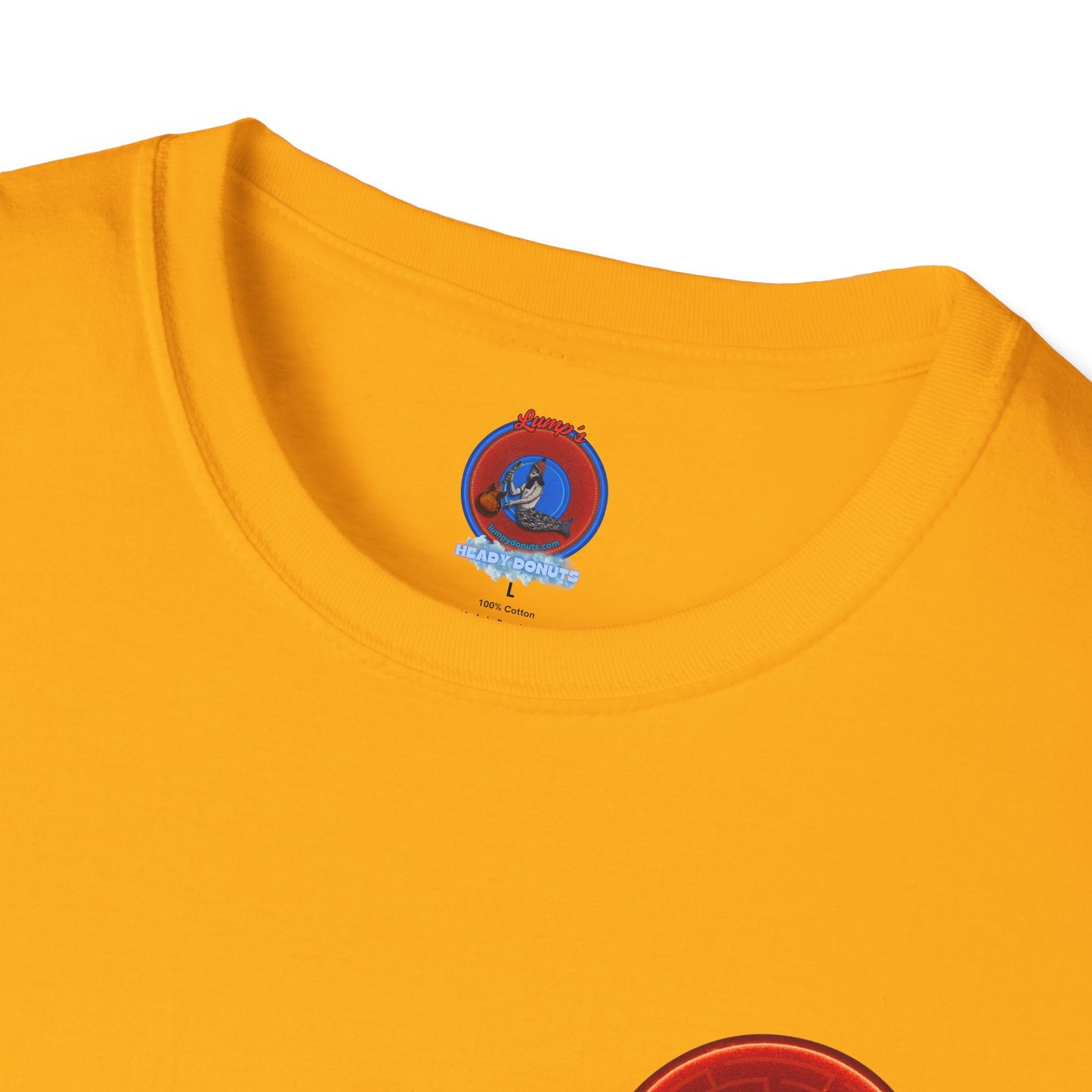 Classic Donut Tee - Unisex Soft-Style - "The Amazing Donut" - series 1.0 - variant 1 - red donut