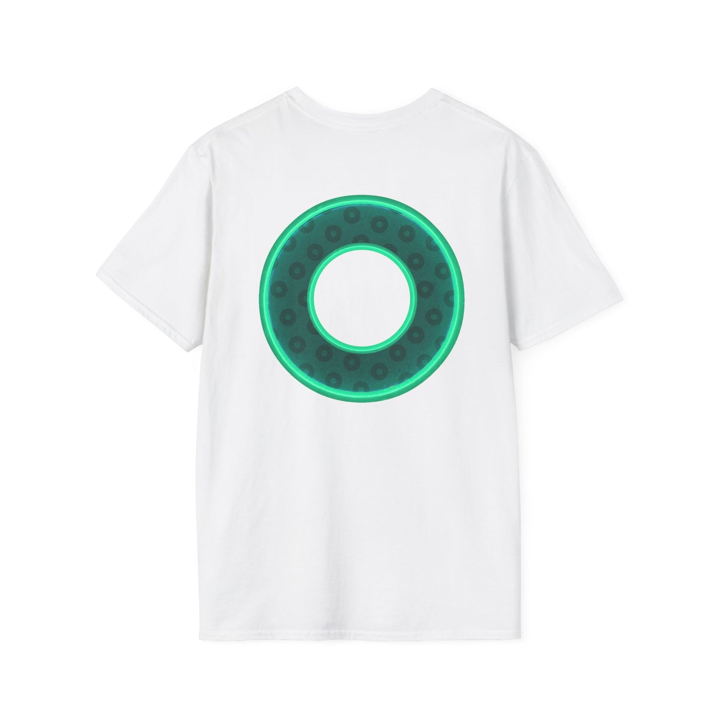 Plain Donuts/Unisex Soft-Style - "Plain Wide Mouthed Paradoxical Donuts" - forest green/mint green donuts
