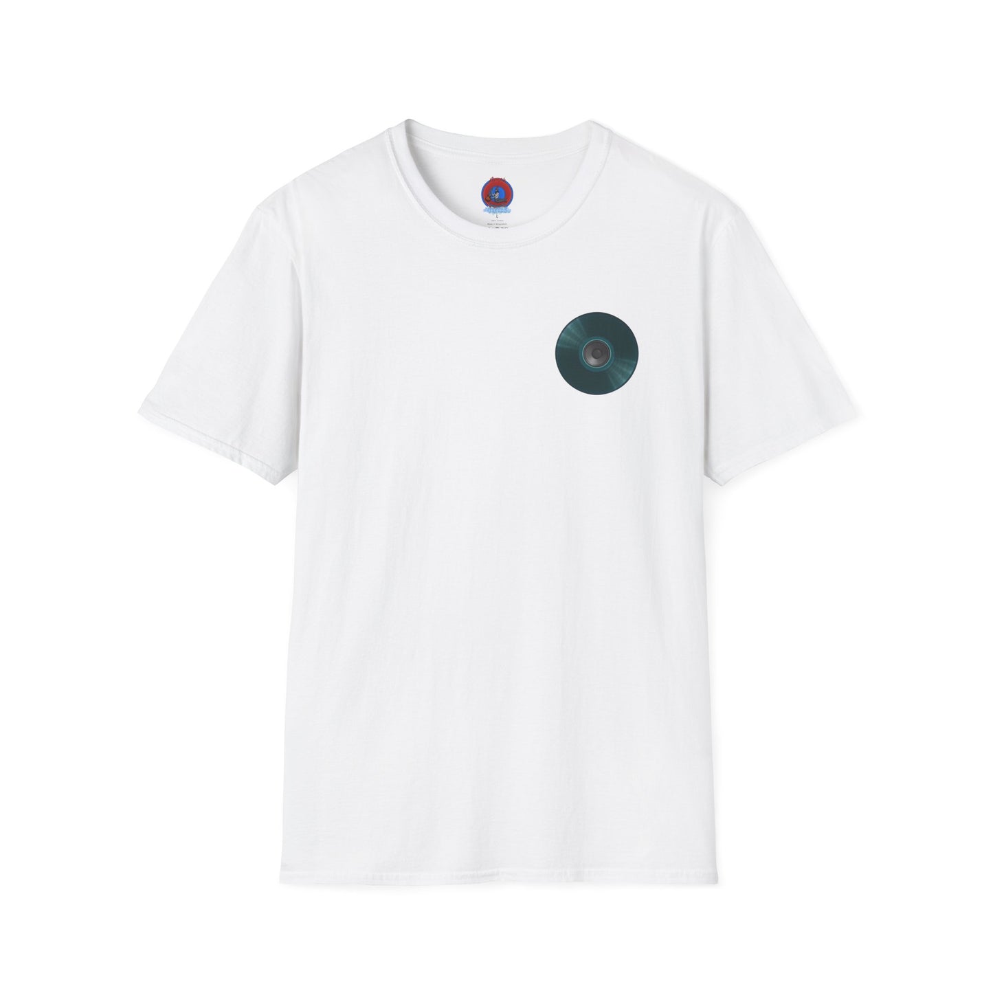 Classic Donut Tee - Unisex Soft-Style - "The Plain Record Donut" - series 1.0 - dark teal green