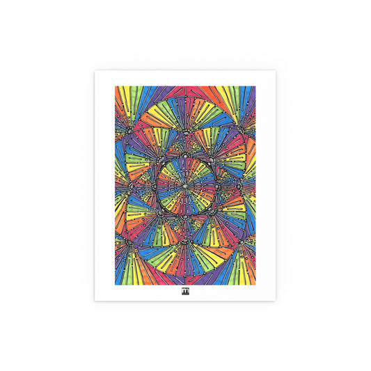 Matters Artwork - "Prism Kaleidoscope" Poster Nut Print - 11" x 14"