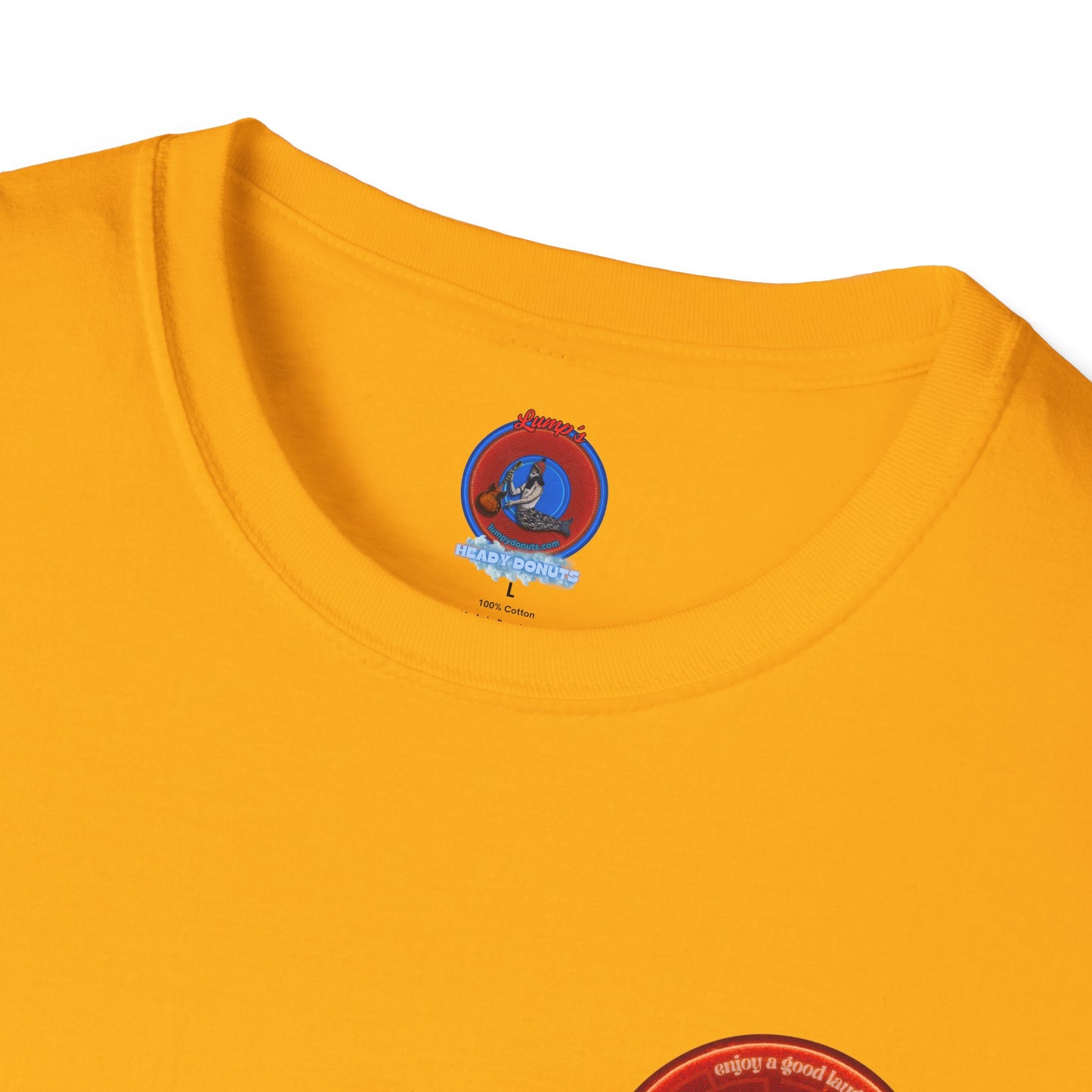 Classic Donut Tee - Unisex Soft-Style - "The Amazing Donut" - series 1.0 - variant 2 - red donut