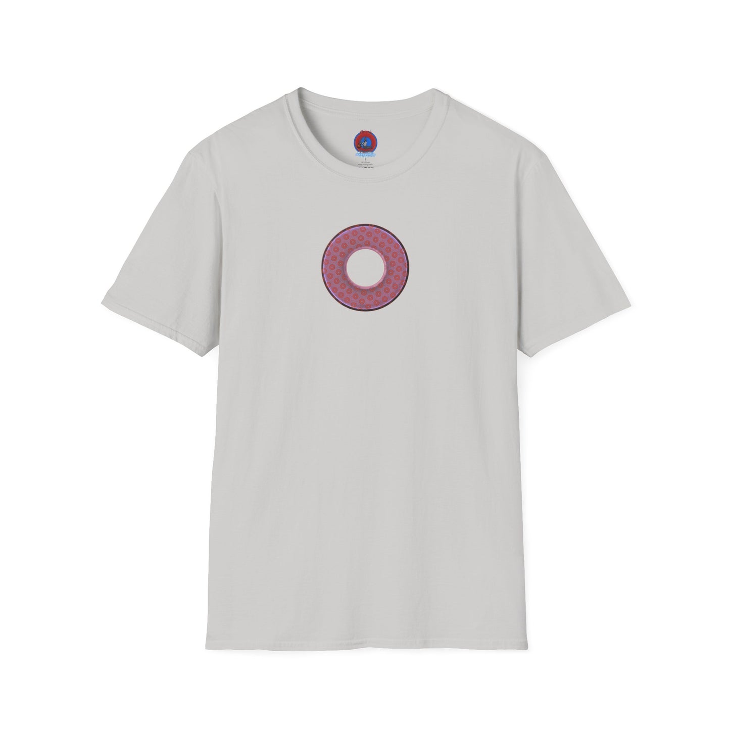 Plain Donuts/Unisex Soft-Style - "Plain Electric Paradoxical Donuts" - pink/mauve donuts