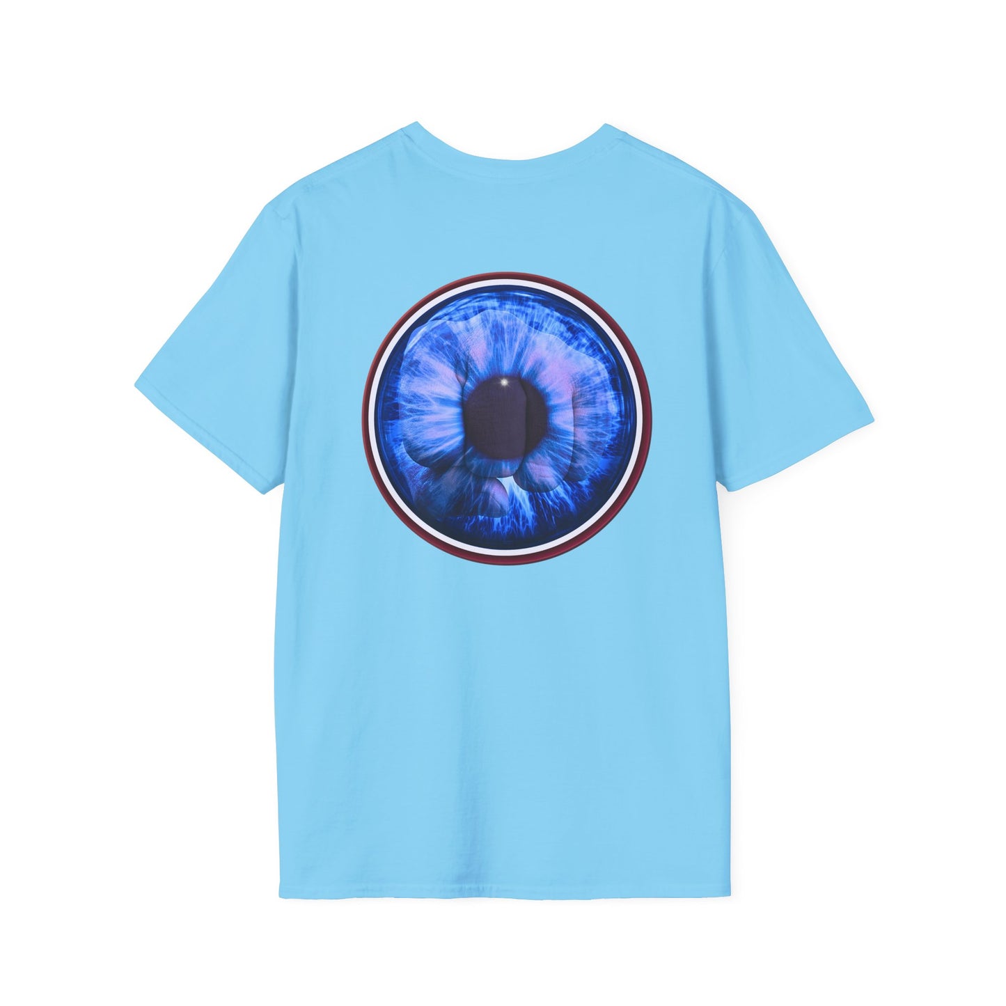Classic Donut Tee - Unisex Soft-Style - "Wilson's Eyesore Donut Tee" - blue idonut - variant 1