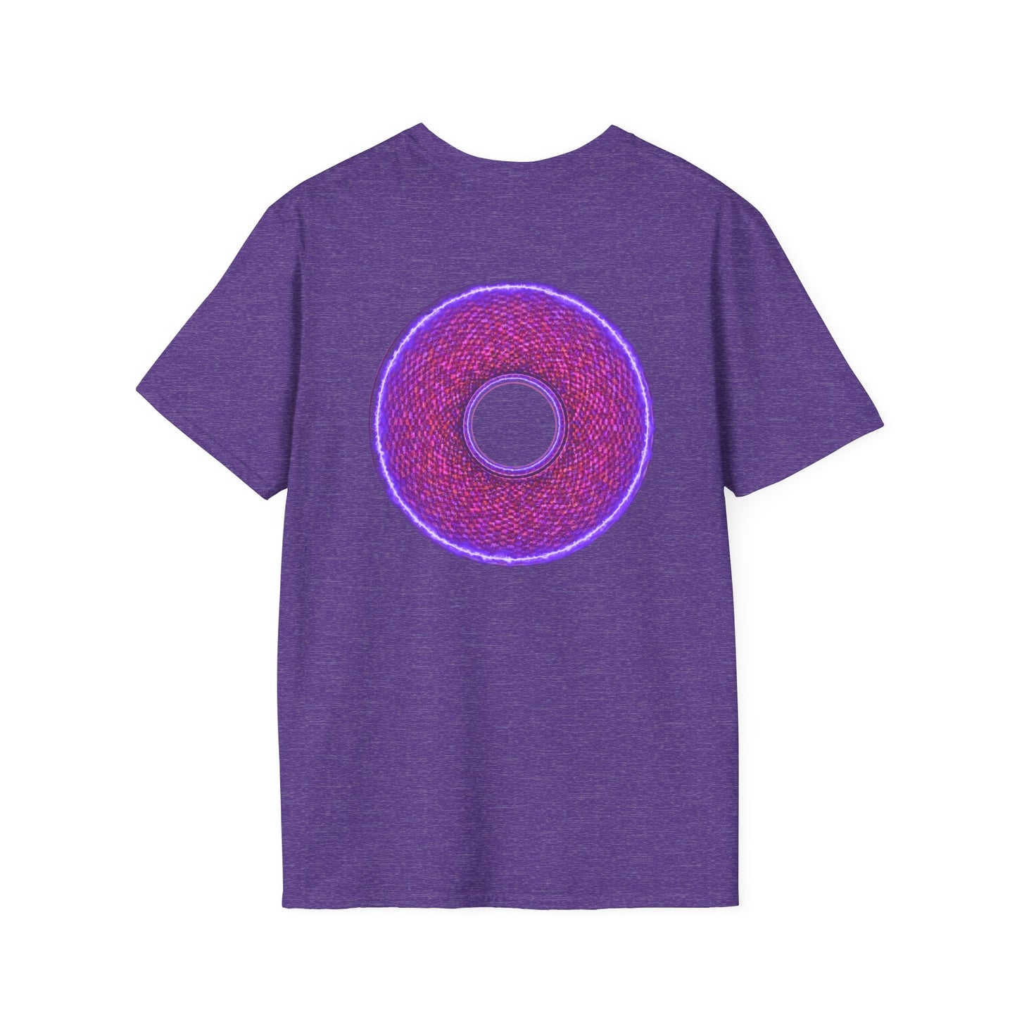Classic Donut Tee - Unisex Soft-Style - "The Frankenstein Donut - It's Alive! " - series 1.0  - purple-ish donut