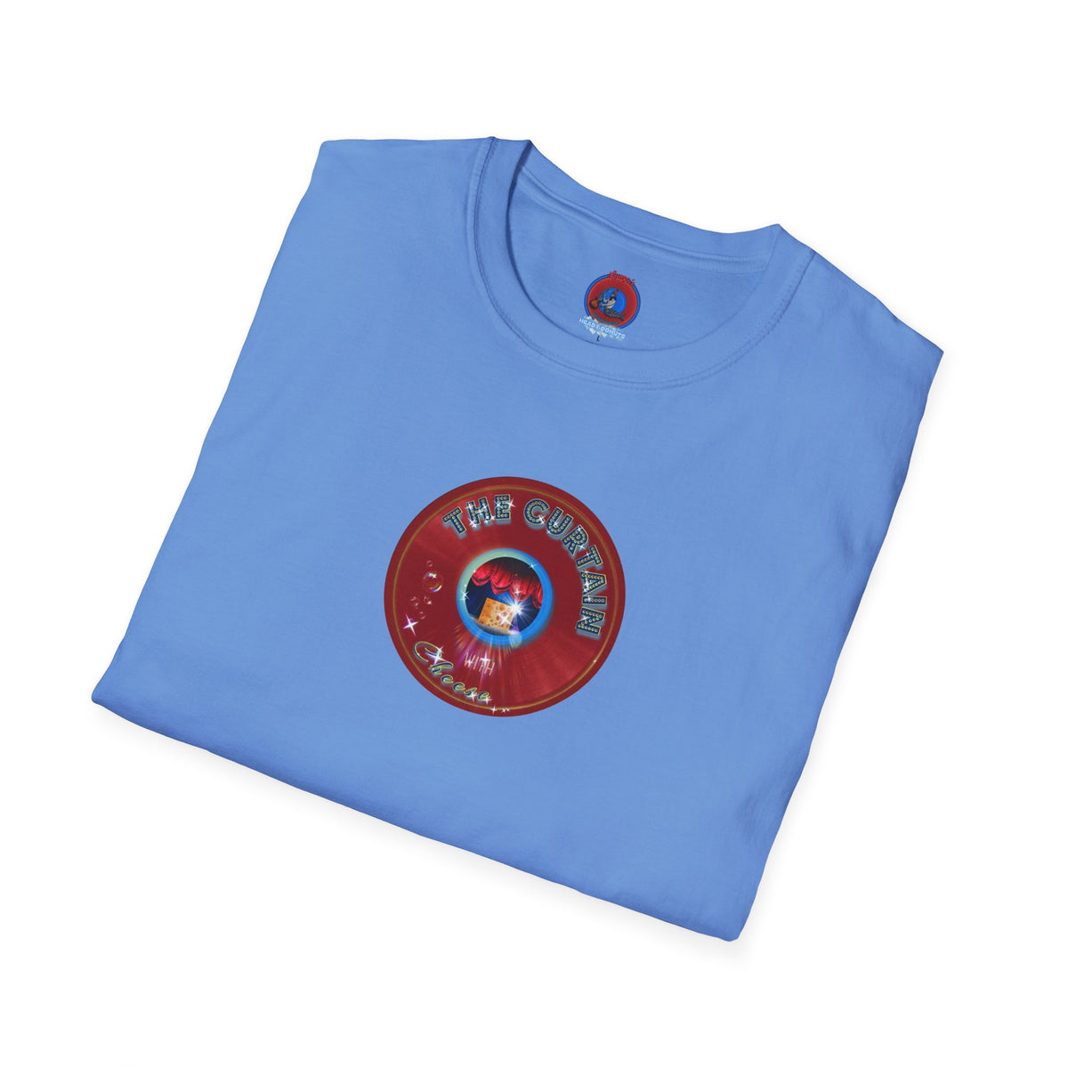 Classic Donut Tee - Unisex Soft-Style - "The Donut With" - series 1.0  - variant 2 - red donut