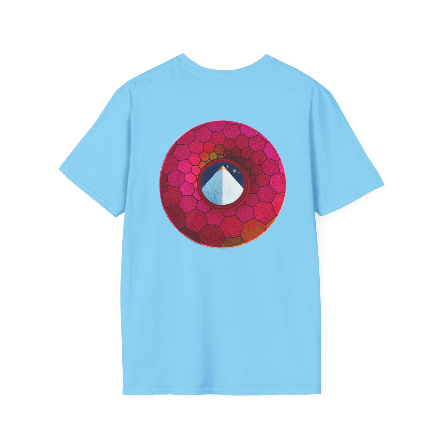 Classic Donut Tee - Unisex Soft-Style - "Limestone Donuts so Large" - variant 5 - green hexadonut