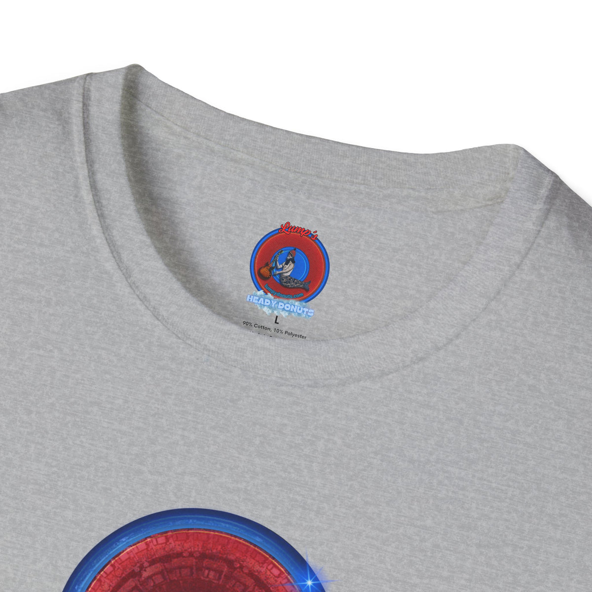 Classic Donut Tee - Unisex Soft-Style - "Homer's Perfect Donut" - series 1.0  - variant 2 - dark blue edging