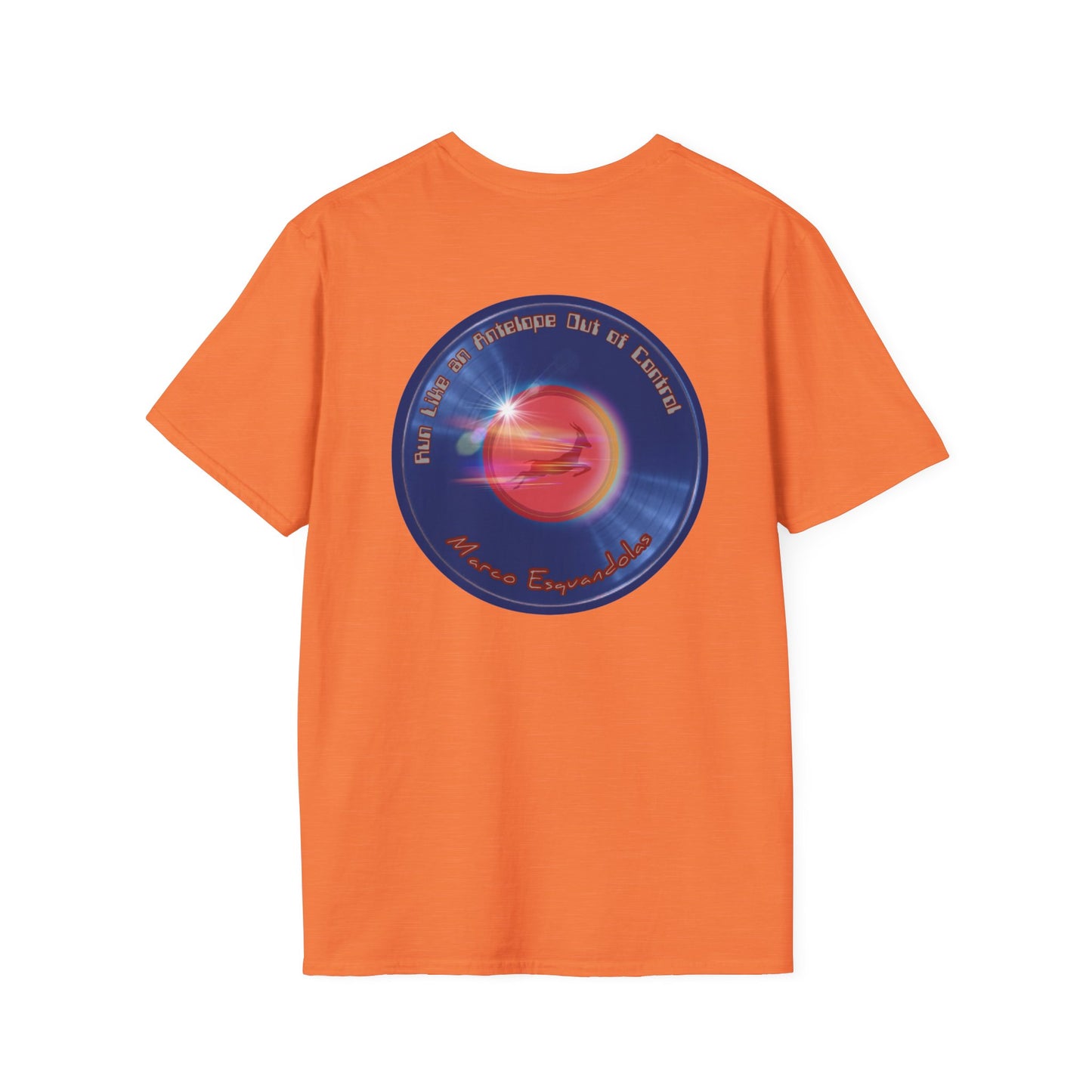 Classic Donut Tee - Unisex Soft-Style - "Marco's Preferred Donut" - series 1.0 - blue donut
