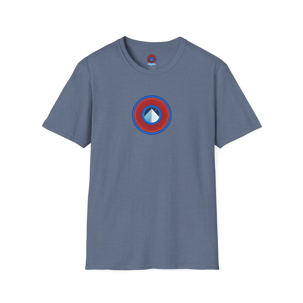 Classic Donut Tee - Unisex Soft-Style - "Limestone Donuts so Large" - variant 1 - red rustic donut