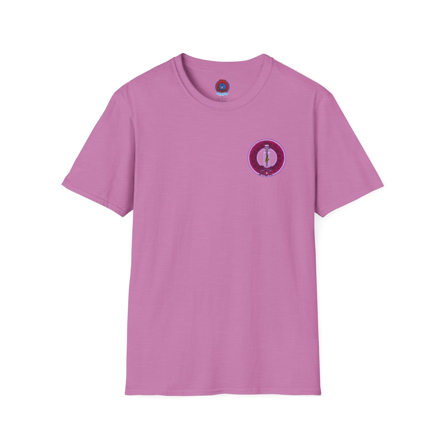 Classic Donut Tee - Unisex Soft-Style - "Simple Prep Donuts" - widemouthed purple/light purple donut