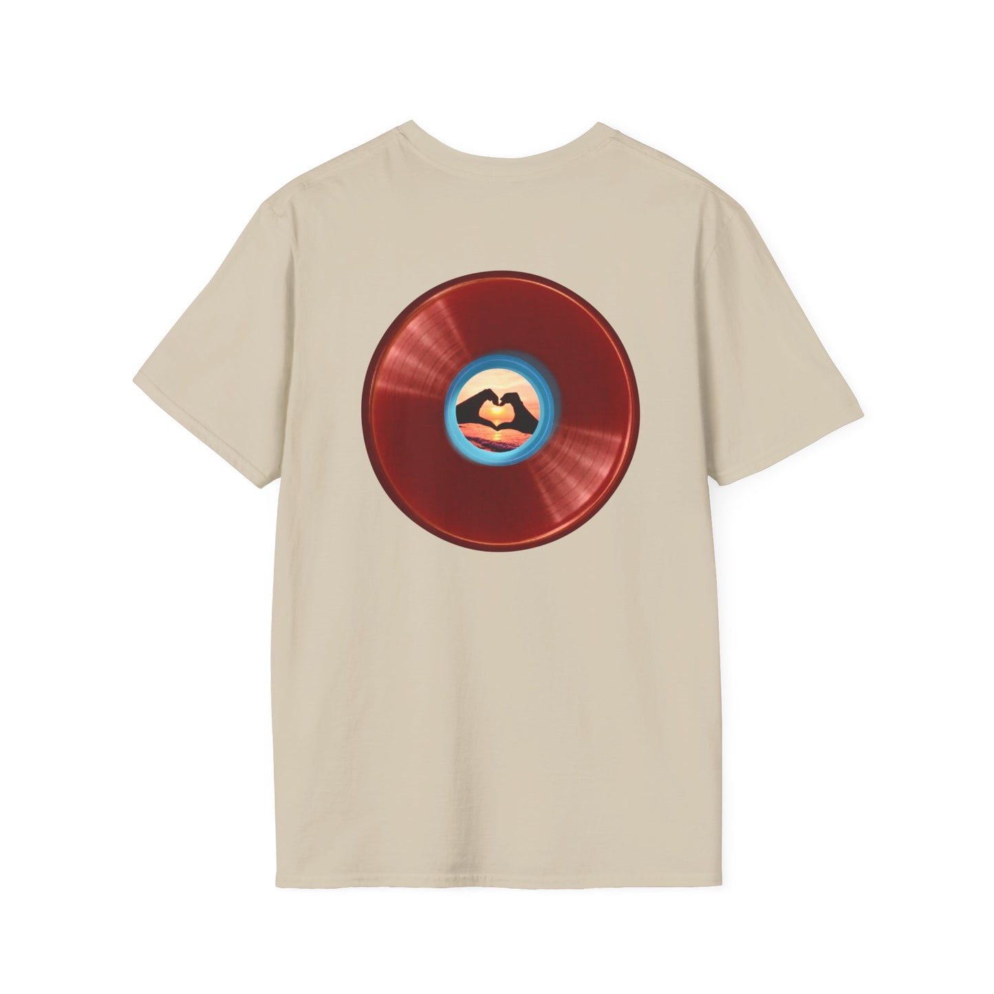 Classic Donut Tee - Unisex Soft-Style - "Wasted Donut" - series 1.0 - variant 1 - red donut