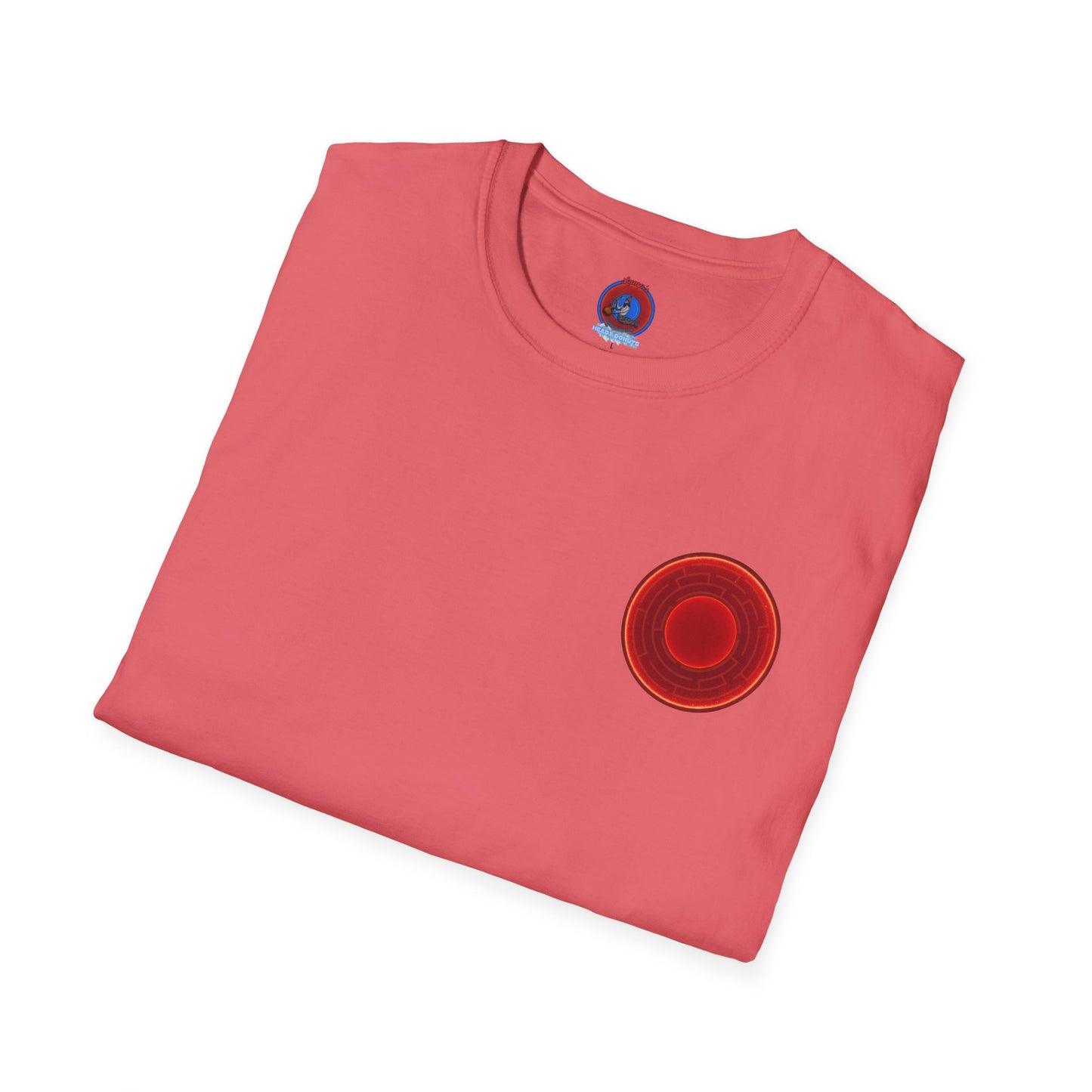 Classic Donut Tee - Unisex Soft-Style - "The Amazing Donut" - series 1.0 - variant 1 - red donut