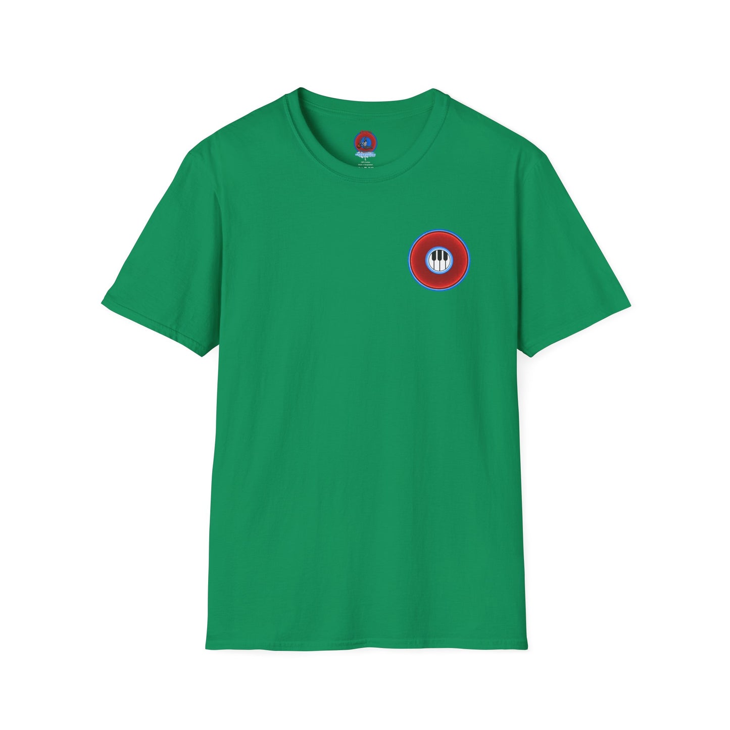 Classic Donut Tee - Unisex Soft-Style - "Rage Side Donut" - vivid red donut - variant 1