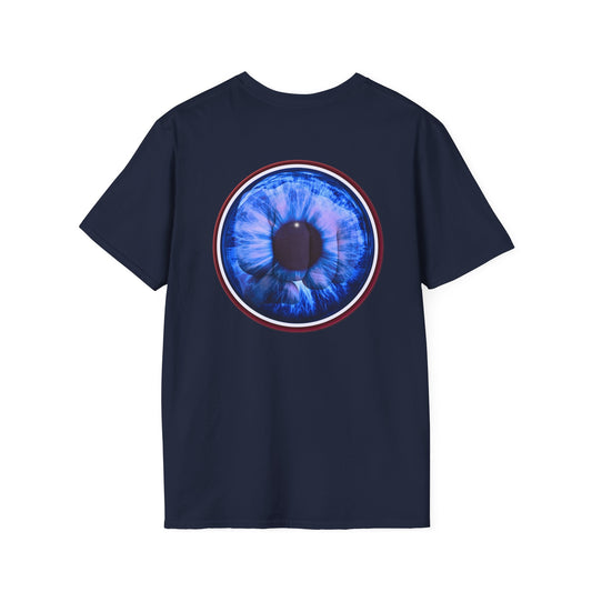 Classic Donut Tee - Unisex Soft-Style - "Wilson's Eyesore Donut Tee" - blue idonut - variant 1
