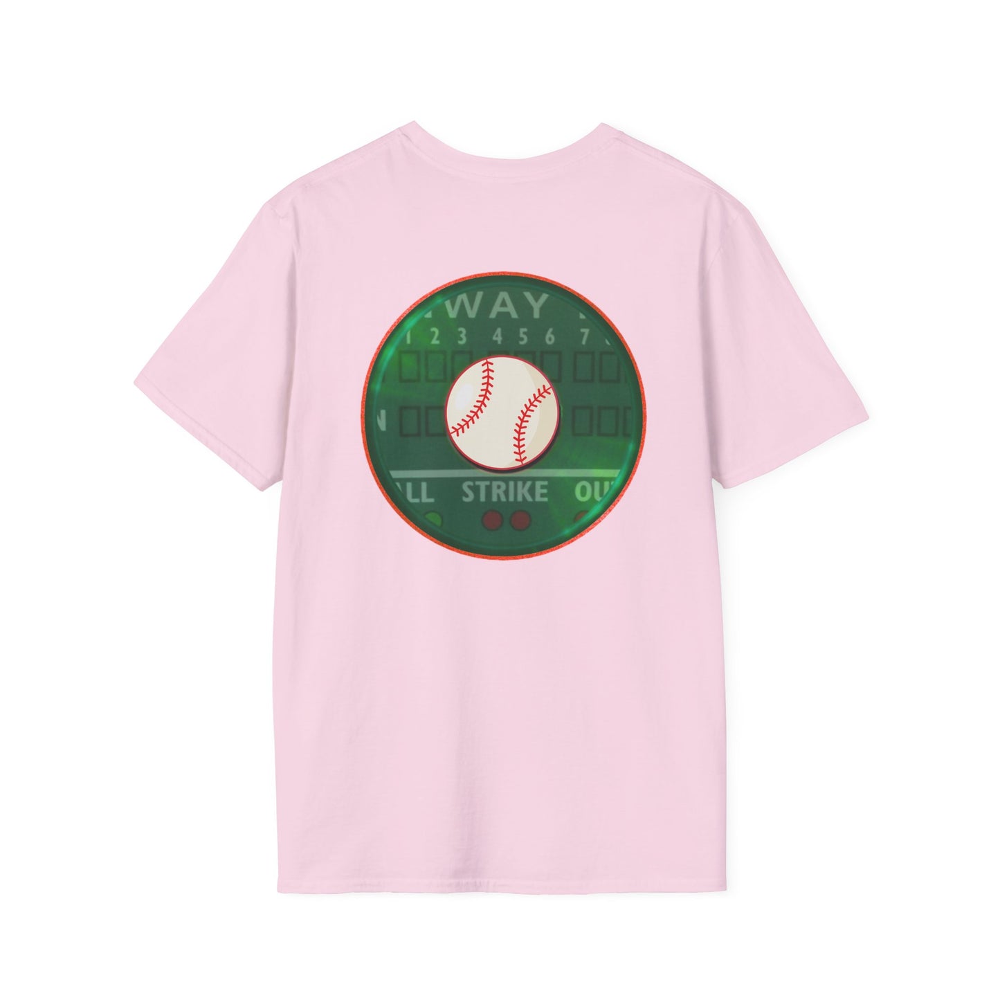 Classic Donut Tee - Unisex Soft-Style - "Phenway Ballpark Donuts" - vivid monsta donut - variant 2