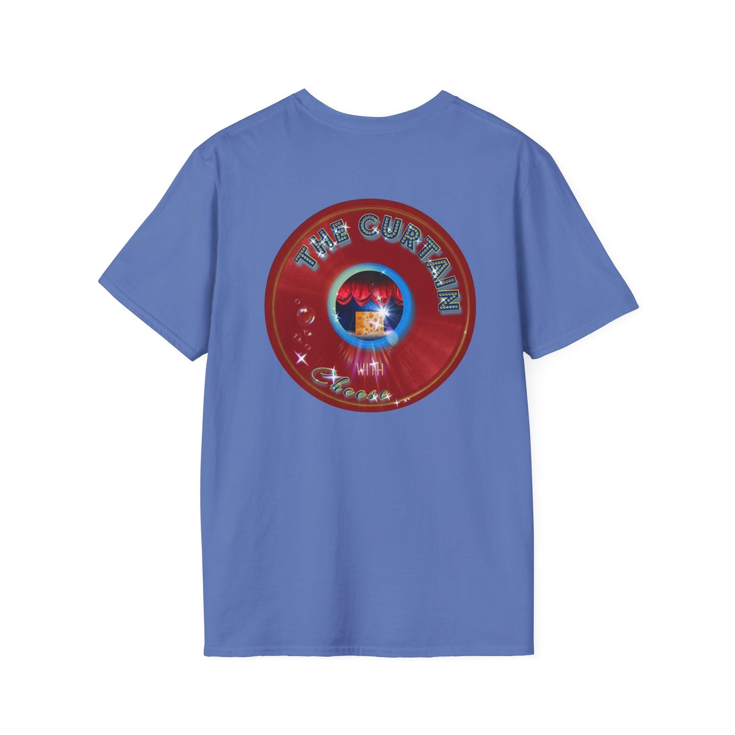 Classic Donut Tee - Unisex Soft-Style - "The Donut With" - series 1.0  - variant 2 - red donut