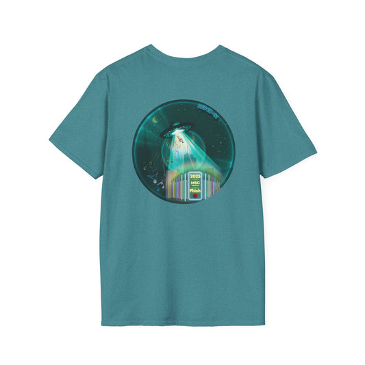 Classic Donut Tee - Unisex Soft-Style - "Secret Ingredient? MSG Of Course" - NYE Dec '24 - green donut