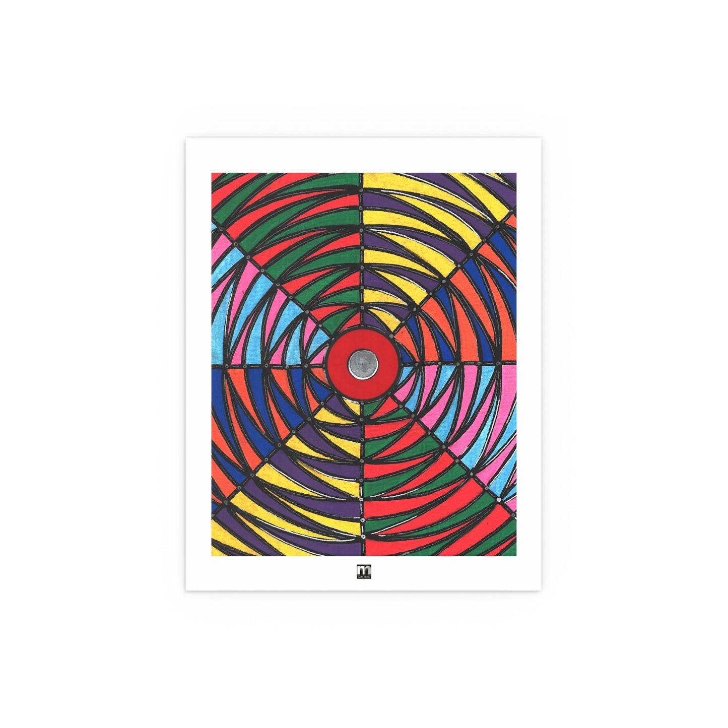 Matters Artwork - "Donut Centric" - Poster Nut Print - 11" x 14"