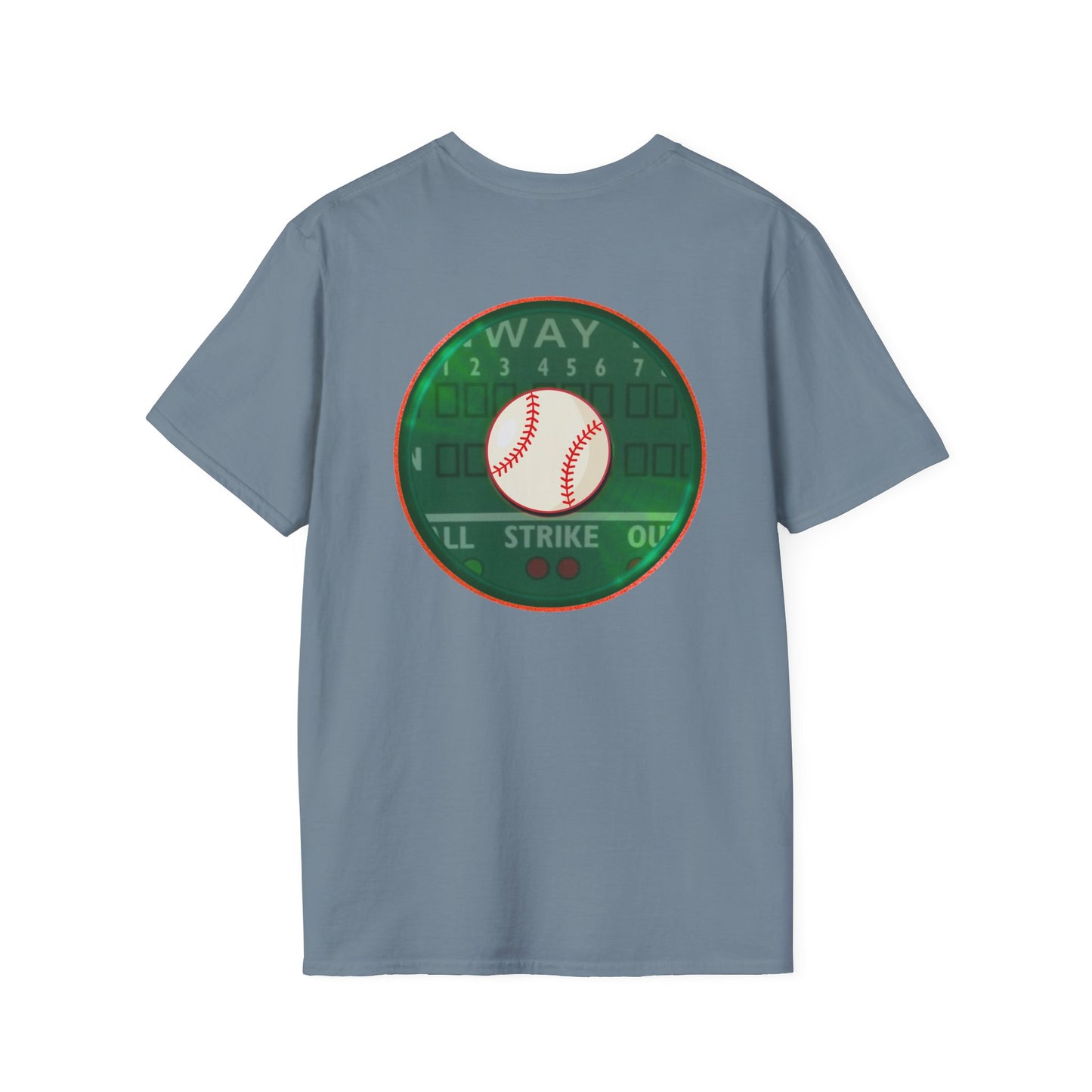 Classic Donut Tee - Unisex Soft-Style - "Phenway Ballpark Donuts" - vivid monsta donut - variant 2